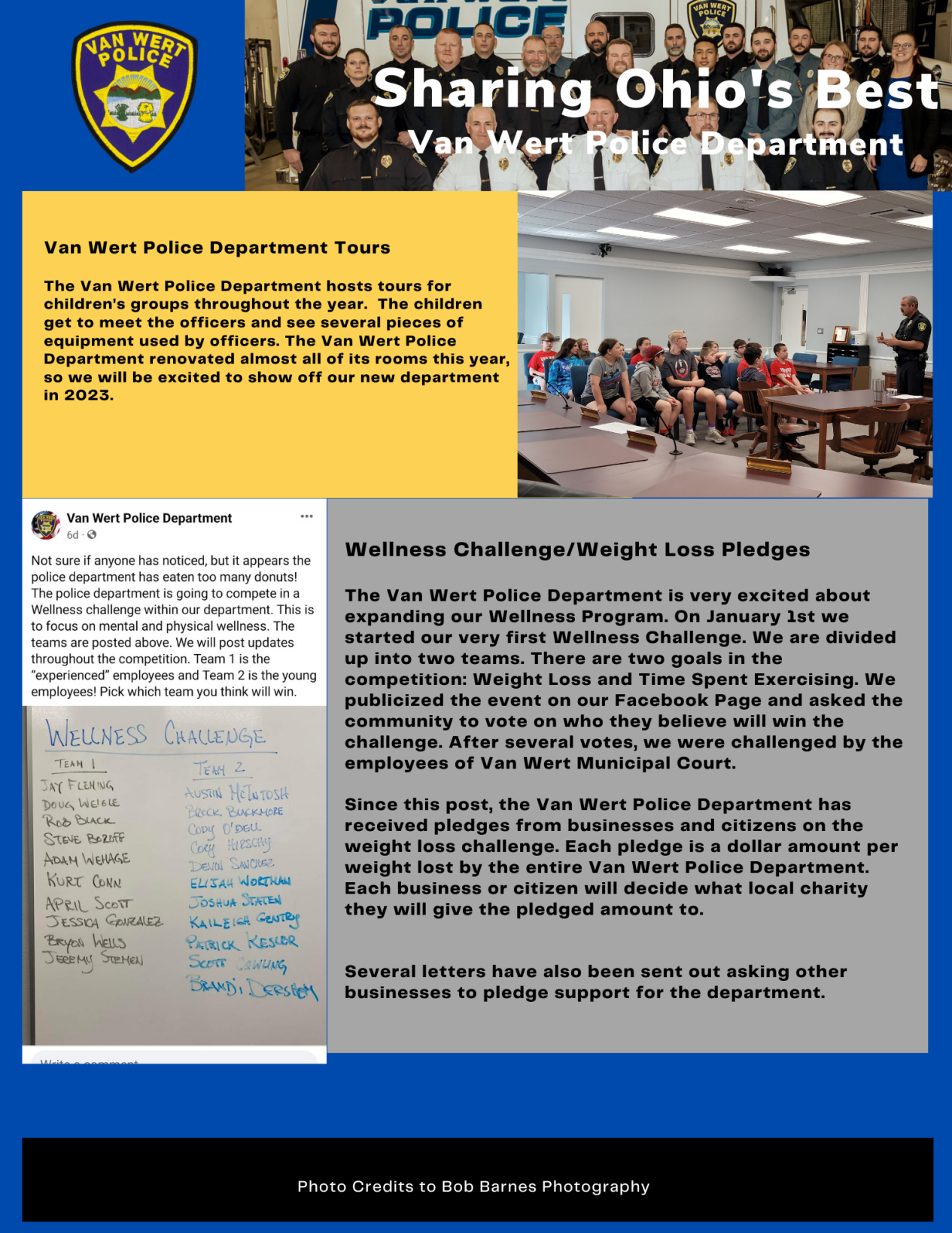 Sharing Ohio's Best Van Wert Police Department - 4